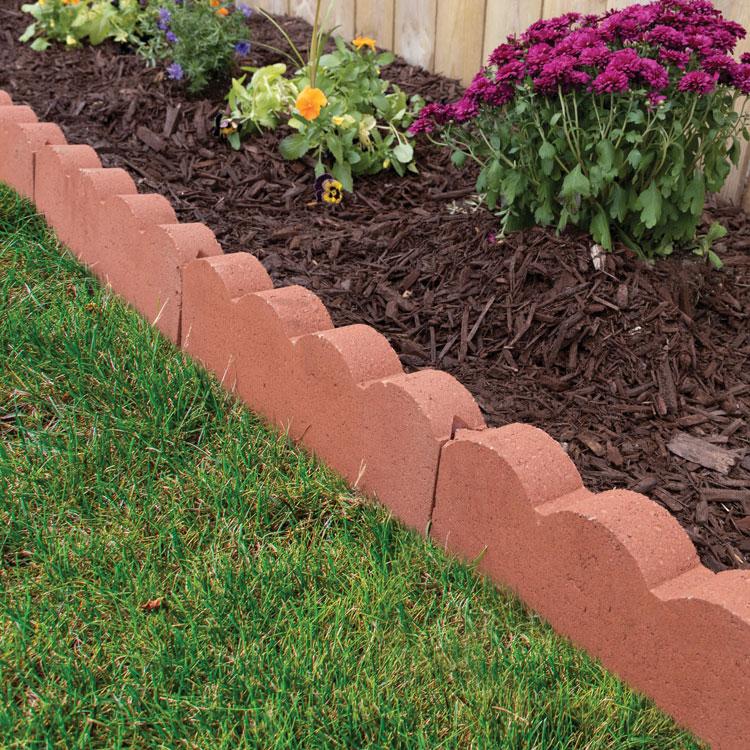 Red Rope Edgers MM Concrete | Edgers