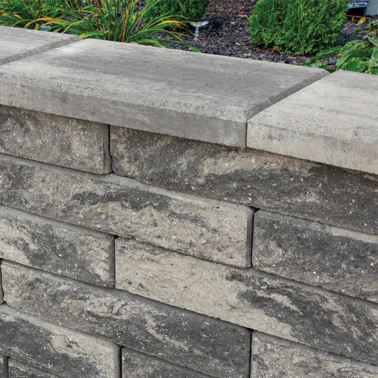 コンクリート　CONCRETE Techo-Bloc Modern Yard 12-in L x 12-in W x 2.375-in H Square